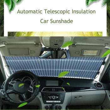Avto Zložljive vetrobransko steklo Sun Odtenek Blok dežnik pokrov Prednji Zadnje okno folijo Zavesa za Sončne UV zaščito 46/65/70 cm