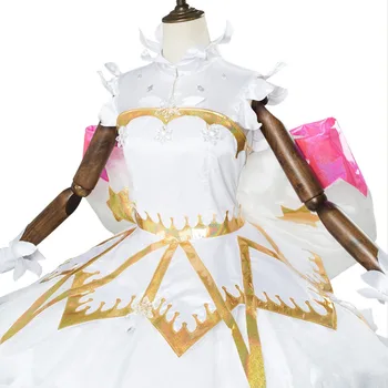 Cardcaptor Sakura:Jasno Kartico Sakura Cosplay Kostum Sakura Kinomoto Snow Angel Obleka Za Halloween Carnival Cosplay Kostum