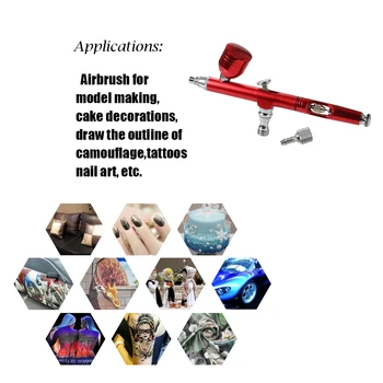 Lep Airbrush Komplet Majhnih Spray Črpalka Peresa Nastavite Zračni Kompresor Komplet za Umetniško Slikarstvo Tatoo Obrti Torto Spray Model