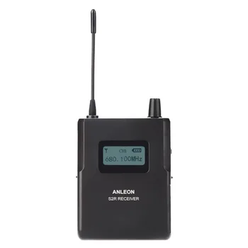 Za ANLEON S2-R Visoka Občutljivost Antena za Brezžični Fazi Monitor 670-680MHz Jasen Zvok Sprejemnik Fazi Monitor s Slušalke