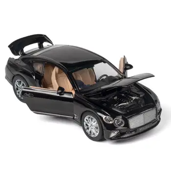 RCtown Simulacijo 1:24 Zlitine Igrača Avto z Zvokom, Svetlobo, Vrata so se Odprla Model za Bentley Vozil avtomobilčki Za Otroke Darila Boy Toy