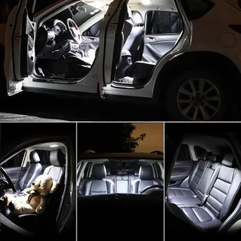 10pcs Bela Žarnica LED Avto Svetlobe v Notranje Komplet Za 2011-2019 Mitsubishi RVR Zemljevid Dome Trunk Škatle za Rokavice Lučka