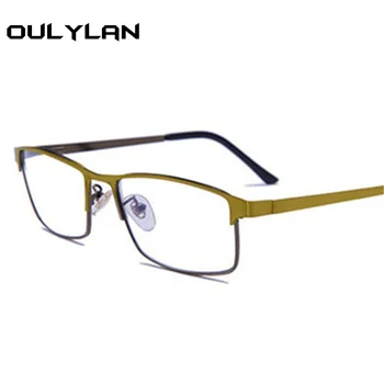 Oulylan Progresivna Multifokalna Obravnavi Očala Moških Anti Modra Lahke Zlitine V Bližini Daleč Pogled Očala Daljnovidnost Dioptrije +1.0 1.5