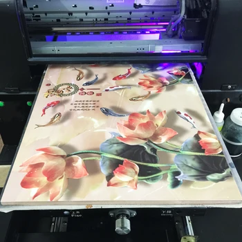ONEVAN.Epson R1390 UV tiskalnik, ploščad tiskarski stroj, reliefni učinek tiskalnik. UV tiskalnik A3 format