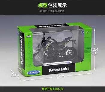 WELLY 1:18 2017 Kawasaki Z1000R Kovinski Motocikel Diecast Kolo Modela Avtomobila Igrača Zbirka Mini Moto Darila