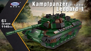 Vojaška Tehnika Orožje Vojske Temo nemški Leopard 1 Glavni Bojni Tank Oklepnih gradniki WW2 Model Opeke Igrače Darila