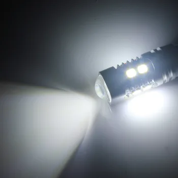 ANGRONG 2x Napak H6W BAX9s LED Žarnice LED Avto Luči 10W Sidelight Parkiranje Dnevnih Svetlobe Bela 12V
