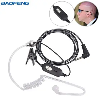Baofeng 1 Pin Prikrito Zraka Akustični Cev Slušalke Slušalke za Baofeng Walkie Talkie BF-T1 UV-3R Plus BF-T8 Mini Radio