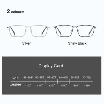 Nov Prihod Kovinski Obravnavi Očala Polni Platišča Očala Proti Blue Ray Za Starejše Modno in Udobno, Visoko-Definicija