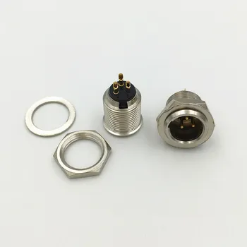 100 kozarcev Mini XLR 3 4 5 6 Pin Moški Vtičnico Majhne XLR s Vijak Jack Adapter za MIKROFON Mikrofon za Zvok Priključek za Kabel
