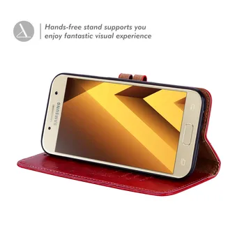 Telefon Primeru Za Samsung Galaxy A520 A5 2017 Različica Denarnica Usnje Stojalo Zasnove Mobilni Telefon Pokrovček Za Samsung A520F Primerih