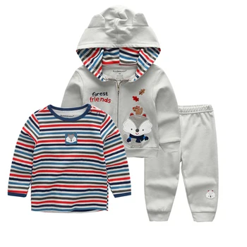 Najnovejše Priložnostne Jopico Hlače Komplet Dojenček Fant Obleke Obleko Siva Obleka, Baby Boy Oblačila 12 18 24 Mesecev