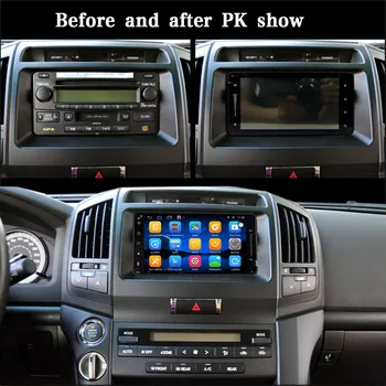 2 DIN Avto DVD GPS za Toyota Terios Stare Corolla Camry Prado RAV4 Universal radio, wifi 7 palčni Kapacitivni 200*100mm Android player