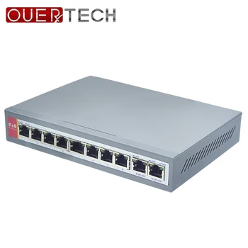 IEEE802.3af 8+2 Port PoE Stikalo Za IP Kamero Power Over Ethernet PoE&Optičnega Prenosa Za IP Kamero Sistem, Omrežna Stikala