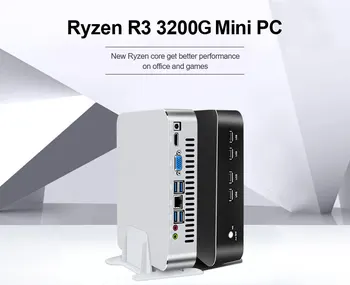 Topton Poceni Gaming Pc AMD Ryzen 3 3200G A10-9700 2*DDR4 M. 2 NVMe 2.5