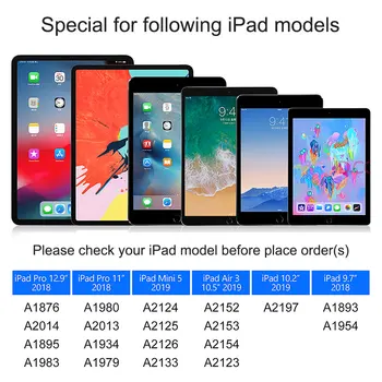 Pisalo za iPad Pro 11 Za 12,9 2020 Palm Zavrnitev Dotik, Pisalo za iPad z 9.7 2018 Pro 10.2 2019 Mini 5 Air 13 Pero za Apple Svinčnik