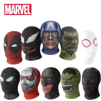 Marvel cosplay Spiderman, Hulk Pokrivala Otrok, Fant Oči Masko in Kostumi Dihanje Svetlobo, Visoko Elastična, Mehka Klobuk