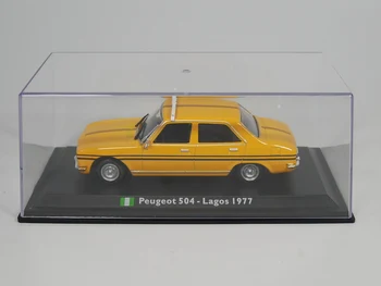 Leo model 1:43 peugeot 504 Lagos taxi 1977 Nigerija taxi Die-Cast model avtomobila