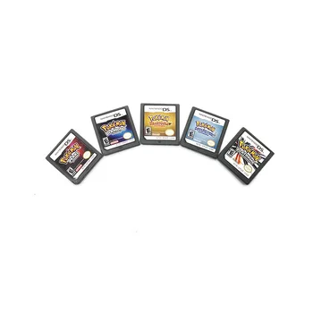 DS Igre Kartuše Konzole Kartico Pokemon Serije Black White HeartGold SoulSilver Diamond Pearl Platinum R4 Različica za Nintendo DS