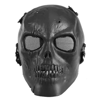 Vojska Dve Polni Obraz Taktično Airsoft Paintball Maska Lobanje Zaščitne Maske Cosplay Stranka Vojske Vojaške Wargame Lov Maske
