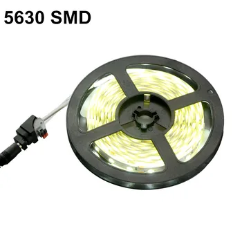 5630 ( 5730 ) LED Trak Svetlobe, 5M 60Led/M Led Trak Niz Traku Trak Neonske Svetilke + 12V 3A Napajanje + DC Ženski