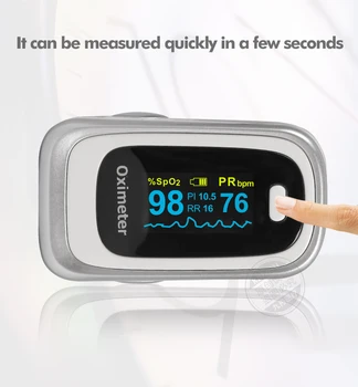 Prst oximeter hitrost dihanja test delovanje Pljuč dihanja Spanja spremljanje Podatkov, beleženje monitores 심박계