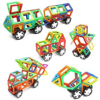 Espeon Redno Velikosti Tovornjak, Vlak Modeli, ki Razsvetli Magnetni gradniki Gradnje Izobraževalnih Opeke Igrače za Otroke