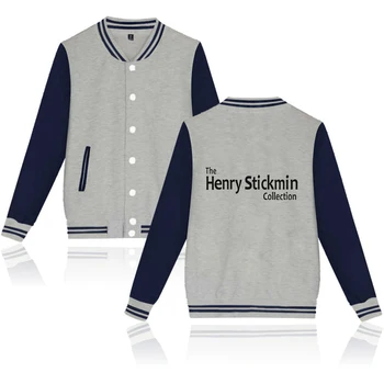 Henry Stickmin Moda Baseball Jakne Ženske/Moški Z Dolgimi Rokavi Jakno 2020 Vroče Prodaje Priložnostne Ulične Oblačila