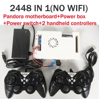 Pandora Nove Igre 3D 2448 V 1 Polje Družino-Različica Arkadne Kabinet HD Video Jamma HD VGA Konzole Gamepad Motherboard FBA MAME PS