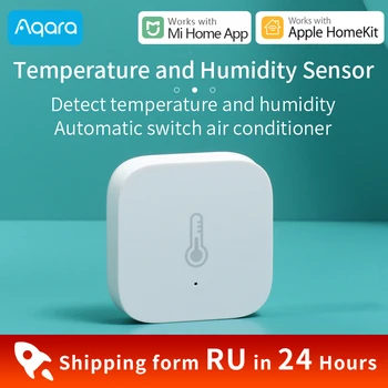 Aqara Temperatura Vlažnost Senzor Okolje Senzorja Zračnega Tlaka Zigbee Povezavo za Mijia Smart Home delo za Moj Dom