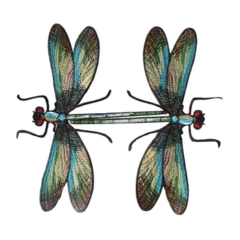1 kos dragonfly Tkanine Obliži Šivanje za Vezenje Aplicirano Značke Oblačila Majica vrečke Popravila Okrašena Obliži Obrti Šivanje