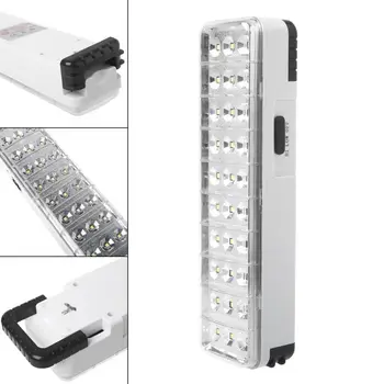 30LED Multi-funkcijo Sili Lahka Akumulatorska LED Varnostna Svetilka 2 Način Za Dom Tabor na Prostem