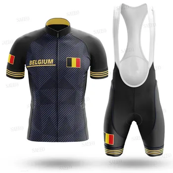 Kolesarski Dres 2020 Belgija Pro Team kolesarski dres komplet Poletnih dihanje, hitro sušenje Maillot ciclismo kolesarska oblačila
