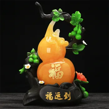 Busniess Darila Gourd Figur Office Home Okraski, Dodatki, Okraski Najboljše Želje Gourd Kiparstvo Miniaturni Vrt Obrti