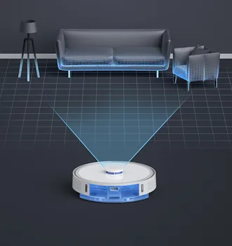 XCLEA Hands-Free Prah Zbiranje robot sesalnik Mop 2-v-1 Self-Praznjenje Znanja 2700 Pa Sesalna Moč Smart app Mapping