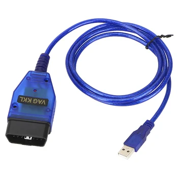 LEEPEE Avto Dodatki OBD2 USB Kabel za Diagnostiko Optičnega VAG COM 409 KKL Scan Orodje Vmesnik Za VW Audi Seat Volkswagen, Škoda