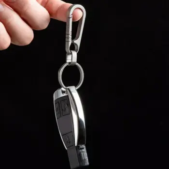 2020 Novo Keychain Titanove Zlitine Sivo Modra Kampiranje Key Ring Prenosni Trajne Titana Nahrbtnik Sponke Lahki Keychain