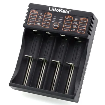 Liitokala Lii-402 polnilec, baterijo 18650 3,7 V 3.2 V 3.85 V 26650 14500 21700 16340 NiMH baterija litij -