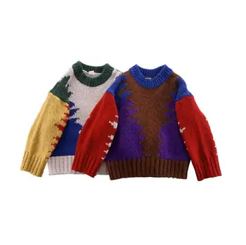 Dekle pomlad sutumn novi fant zimski pulover otrok dolg rokav otroška oblačila božič vrhnja oblačila otroci puloverju pulover ws1350