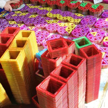16-298pcs Mini Magnetni Bloki Izobraževalne konstrukcijski Set Modelov & Stavbe Igrača ABS Magnet Oblikovalec Otroci Magneti Igre Darilo