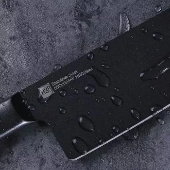 Original 2Pcs Xiaomi Huohou Kuhinjski Noži Nož iz Nerjavečega Jekla Noži Kuhar Set 7 Palčni Materiala 50Cr15MoV HRC 55 za Družino