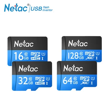 Netac Originalni Razred 10 16GB 32GB 64GB 128GB Micro Sim UHS-1 TF Kartice 80MB/s Flash Pomnilnik Podatkov na Kartici Micro SD Kartico Za Namizni RAČUNALNIK