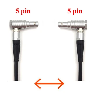 Dvosmerna 5 pin za 5 pin Zvočne Naprave Zaxcom Denecke BH-LL Timecode Kabel , 0B 5 pin za 5 pin Moški Vtič za Kamero ARRI