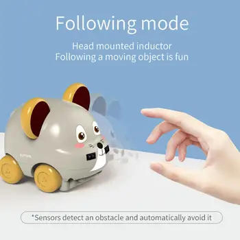 2020 novi daljinski upravljalnik miško raton teledirigido daljinski upravljalnik igrače Gesto indukcijske ovira, izogibanje risanka avto glasbe