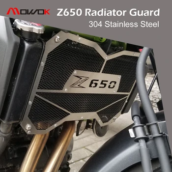 Najnovejši Črno Za Kawasaki Z650 2017-2020 Masko Hladilnika Straže Kritje Zaščitnik Deli Za Motorno Kolo