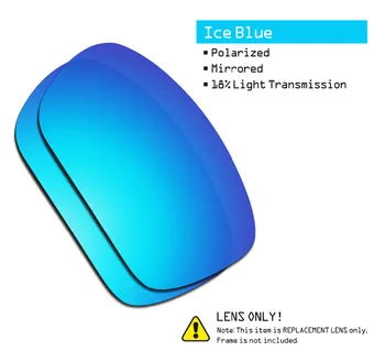 SmartVLT 3 Pari Polarizirana sončna Očala Zamenjava Leč za Oakley Skalpela Stealth Črna in Srebrni barvi Titana in Ice Blue
