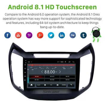 Seicane Android 8.1 9 inch 2.5 D zaslon, GPS Navigacija Radio 2017 Changan EADO z WIFI USB podporo Carplay CSD DAB+ DVR