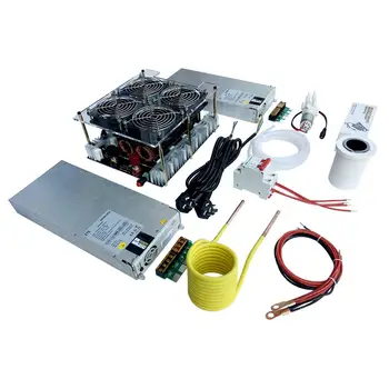 5000W ZVS Indukcijski Grelec Indukcijske grelne PCB Board Ogrevanje Stroj + Tuljavo+Črpalka+ lonček+napajanje