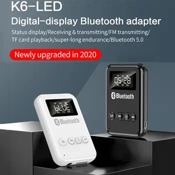 Bluetooth Sprejemnik 5.0 Oddajnik 3.5 mm Jack Brezžični vmesnik HI-fi Stereo Glasbe Za TV Avto Bluetooth 5.0 3.5 Avdio Sprejemnik