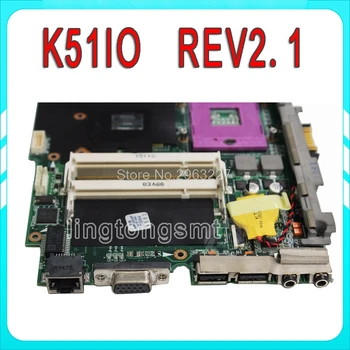 K51IO Motherboard REV:2.1 Za Asus K51IO X66IC K61IC K70IO Prenosni računalnik z matično ploščo K51IO Mainboard K51IO Motherboard test OK